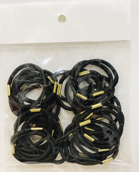 36 Pieces Medium Size Hair Elastics in One Packet