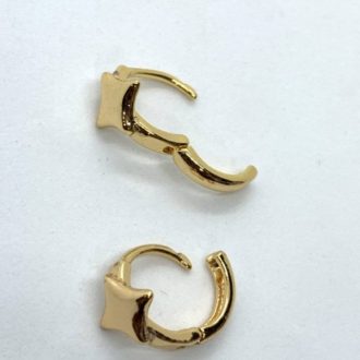 Little Star Hoop Earrings