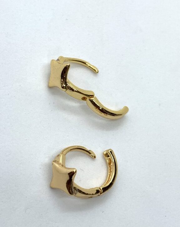 Little Star Hoop Earrings
