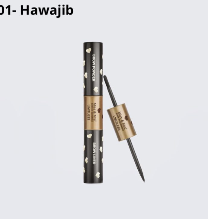 Miss & Mrs Limitless Eyebrow Designer- 01 HAWAJIB