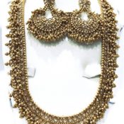 Antique Brass Necklace Set