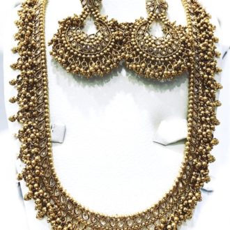 Antique Brass Necklace Set