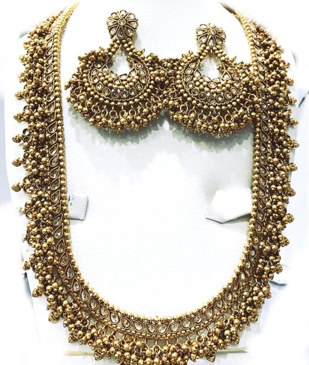 Antique Brass Necklace Set