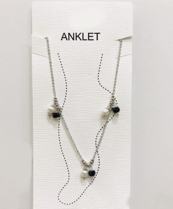 Silver Tone Anklet