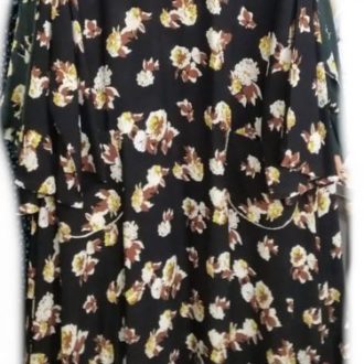 Flower Printed Evening Gowns