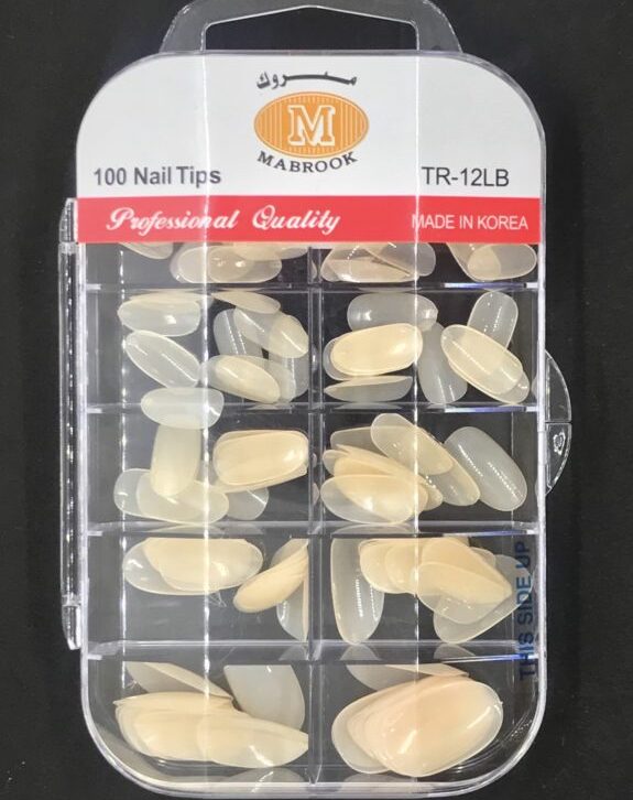Mabrook 100 Nail Tips- TR 12LB