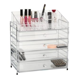 Acrylic 4 Drawer Makeup Organiser