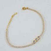 Elegant Zircon Studded Bracelet