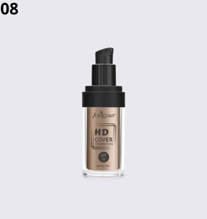 Just Gold HD Cover Foundation- 08