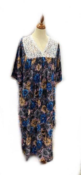 Flowers Lace Kaftan