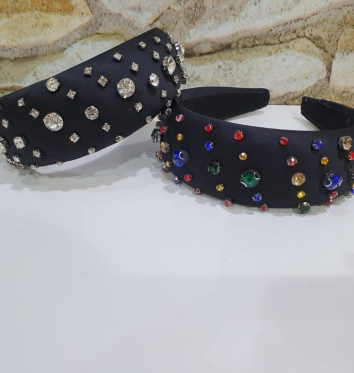 Designer Round Crystals Headbands