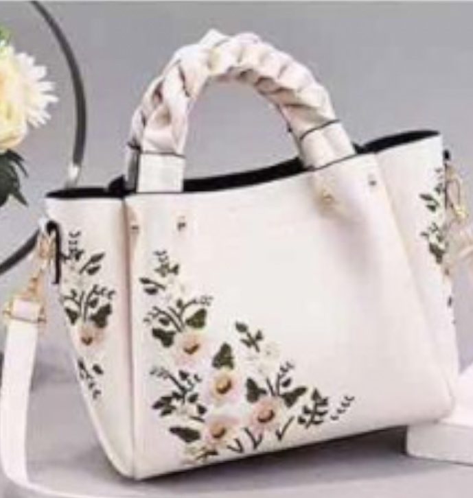 Flower Printed Shoulder Bags