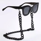 Trendy Sun Glass Chain - Black