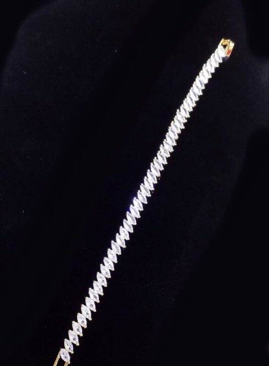 Sparkling Zircon Tennis Bracelet