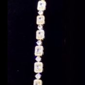 Square Zircon Tennis Bracelet