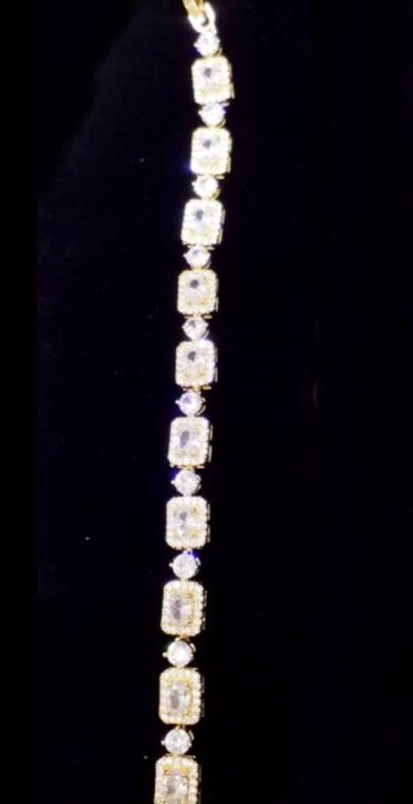Square Zircon Tennis Bracelet
