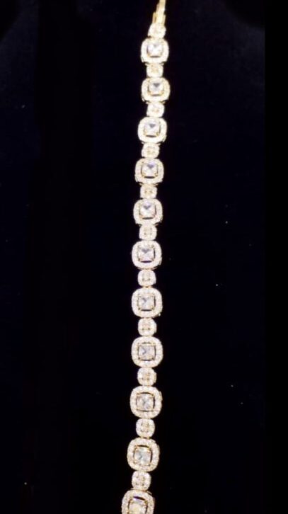 Box Zircon Tennis Bracelet