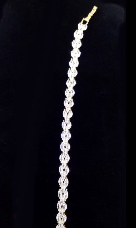 Solid Zircon Tennis Bracelet