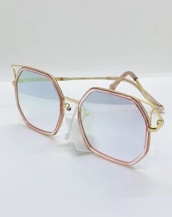 Pink Pentagon  Sunglass