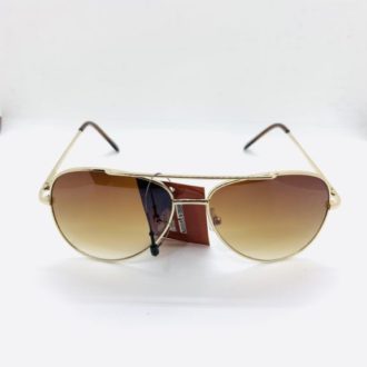 Classic Brown Aviator Sunglasses