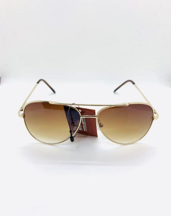Classic Brown Aviator Sunglasses