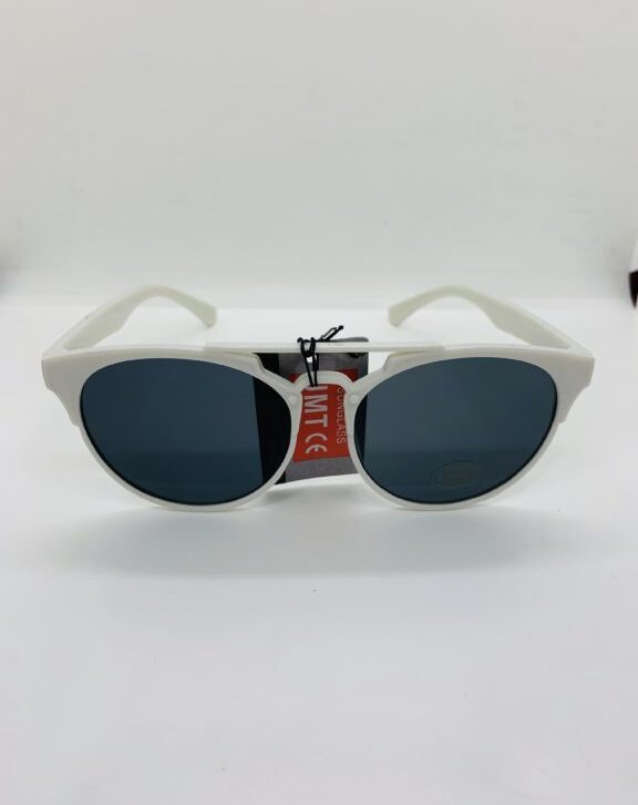Homing White Sunglasses