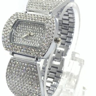 Tivaye Silver Crystals Water Resistance Watch