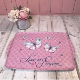White Butterfly Non Sliding Tray