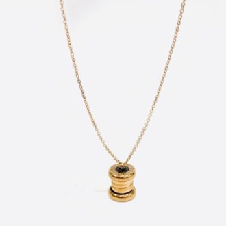 Bell Stainless Steel Rose Gold Plated Necklace