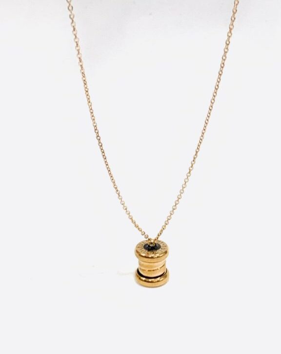 Bell Stainless Steel Rose Gold Plated Necklace