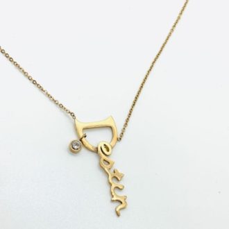 Destine Stainless Steel Rose Gold Plated Necklace