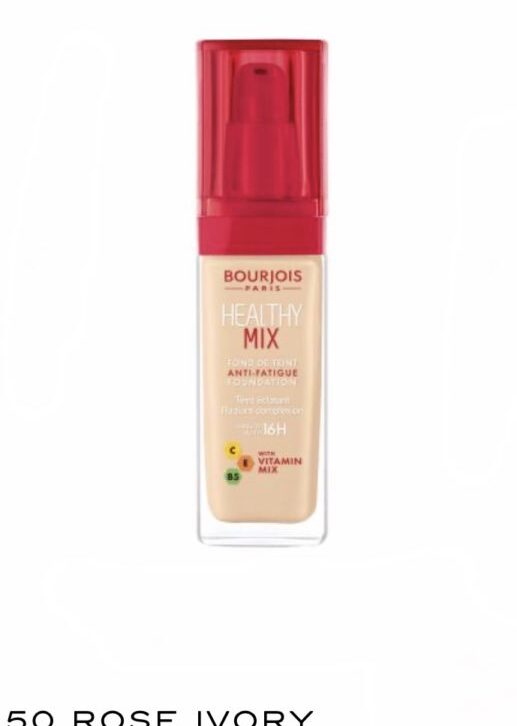Bourjois Healthy Mix Anti-Fatigue Foundation- 50 ROSE IVORY