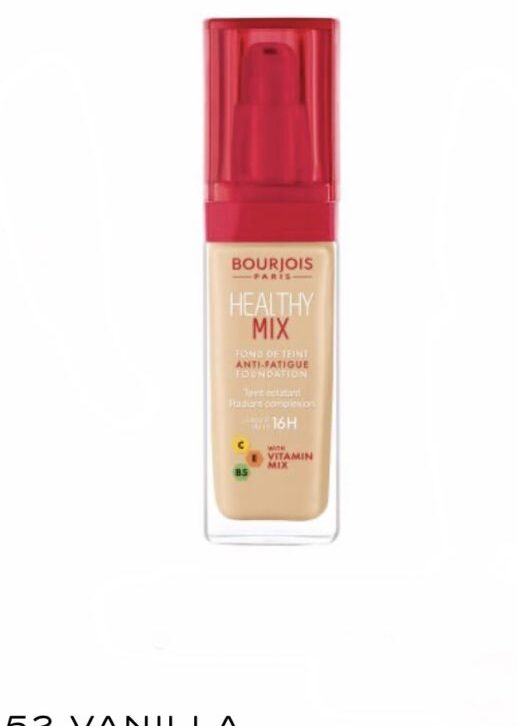 Bourjois Healthy Mix Anti-Fatigue Foundation- 52 VANILLA