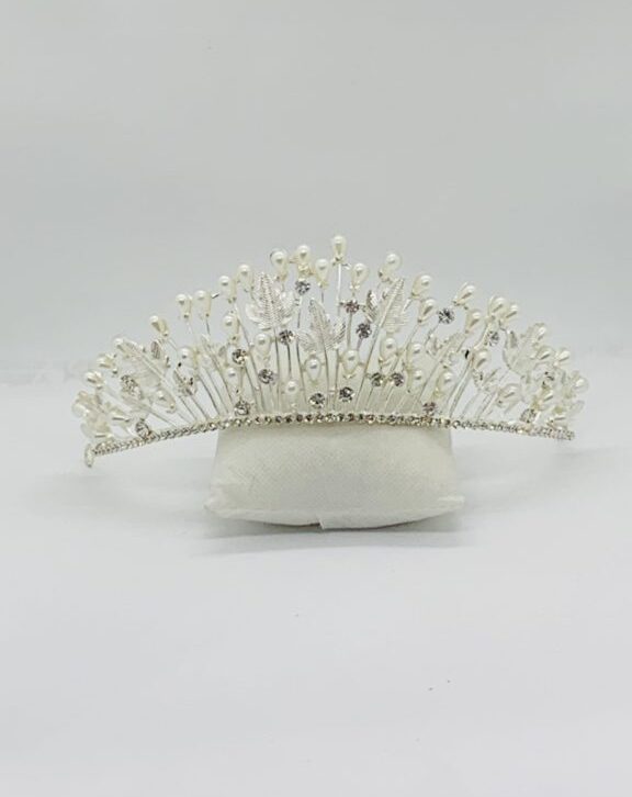Silver Crystals Party Crown Tiara