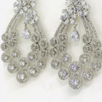 Bollywood Style American Diamonds CZ Earring