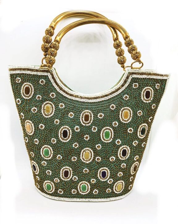 Multi-Colour Beads Indian Clutch