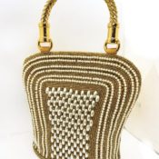 Golden Handmade Party Clutch