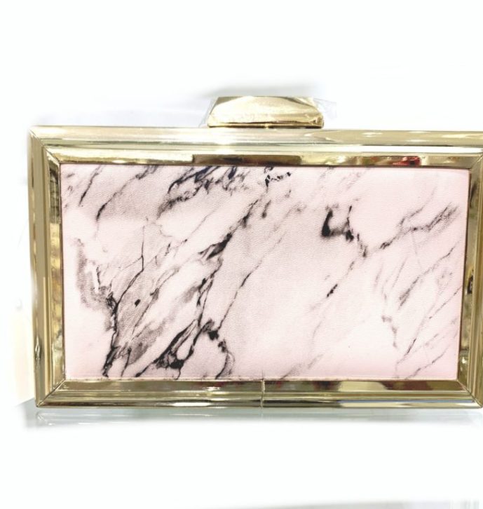 Marble Design Handy Clutch Bag.