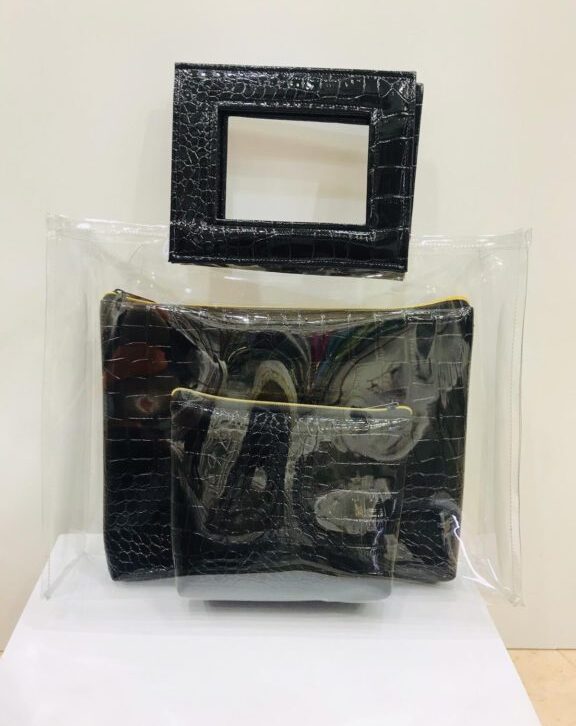 Transparent Bag Set of 3 Piece