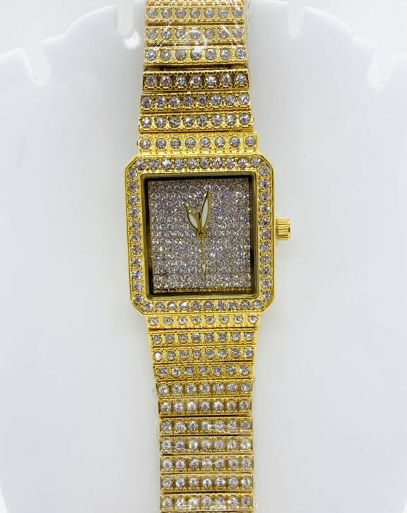 Bee Sister Golden Crystal FA 1586 Water Resistance  Watch