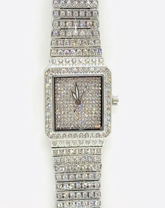 Bee Sister Silver Crystal FA 1586 Water Resistance Watch