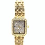 Bee Sister Square Stone Water Resistance Watch