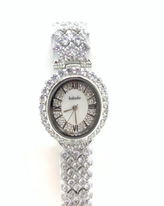 Kalada Rhinestones Silver Water Resistance Watch 2090