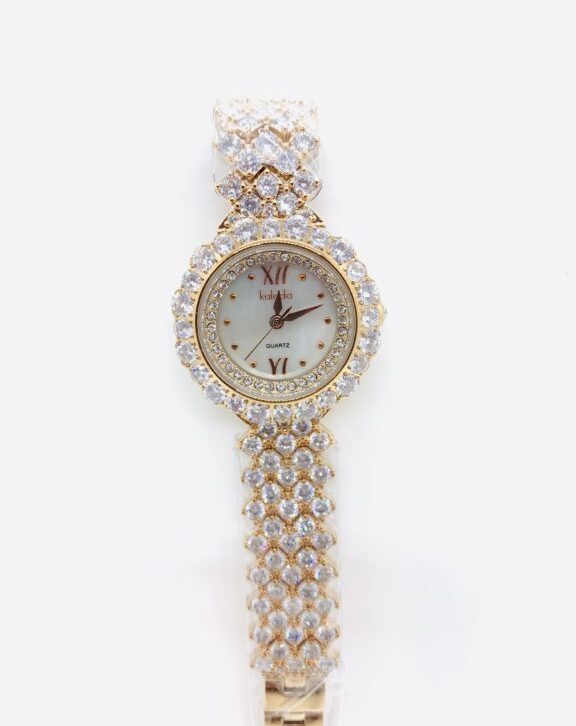 Kalada Rhinestones Rose Gold Water Resistance Watch