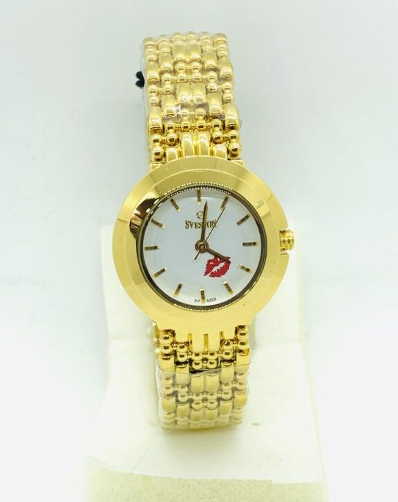 Sveston Romantic White Dial Water Resistance Watch