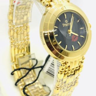 Sveston Romantic Black Dial Water Resistance Watch