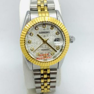 Longbo Two Tone SS Water Resistance Watch