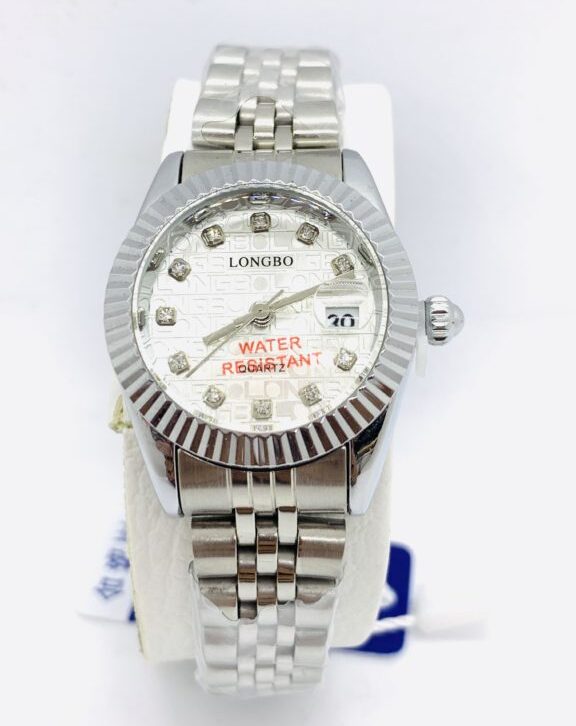 Longbo SS Silver Water Resistance Watch