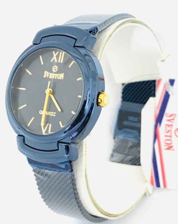 Sveston Blue Mesh Belt Ladies Watch