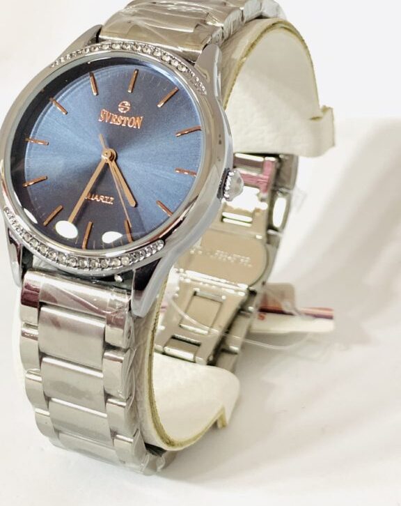 Silver Stone Sveston Blue Dial Water Resistance Watch